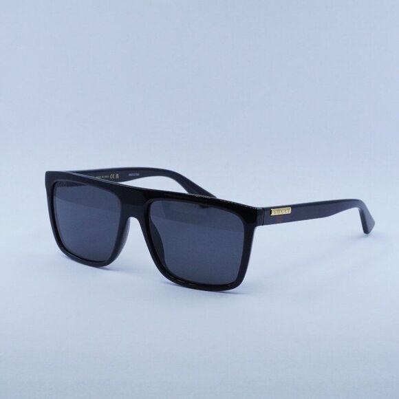 💯 NEW GUCCI GG0748S 001 BLACK GREY SUNGLASSES - Picture 3 of 12